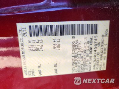 Zdjęcie 12 z 12 samochodu: 2012 NISSAN ALTIMA 2.5 VIN:1N4AL2AP4CN456745 - miniatura