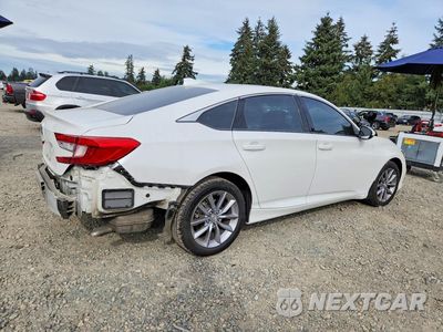 Trzecie zdjęcie samochodu z tyłu: 2021 HONDA ACCORD LX VIN:1HGCV1F18MA033835 - miniatura