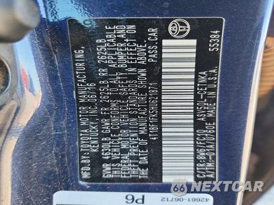 Zdjęcie 12 z 12 samochodu: 2017 TOYOTA CAMRY LE VIN:4T1BF1FK5HU621871 - miniatura