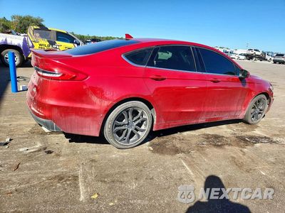 Trzecie zdjęcie samochodu z tyłu: 2020 FORD FUSION SE VIN:3FA6P0HD0LR104754 - miniatura