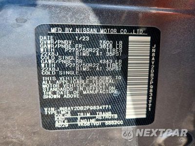 Zdjęcie 13 z 13 samochodu: 2023 NISSAN ARMADA PLATINUM VIN:JN8AY2DB2P9834771 - miniatura