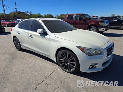 Czwarte zdjęcie samochodu z boku: 2016 INFINITI Q50 3.0T PREMIUM VIN:JN1EV7AR3GM345025 - miniatura