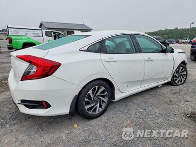 Trzecie zdjęcie samochodu z tyłu: 2018 HONDA CIVIC EX VIN:19XFC2F71JE207068 - miniatura