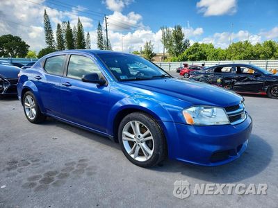 Czwarte zdjęcie samochodu z boku: 2013 DODGE AVENGER SE VIN:1C3CDZAG4DN594137 - miniatura