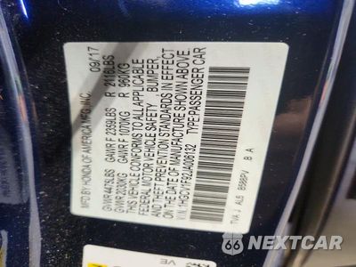 Zdjęcie 13 z 13 samochodu: 2018 HONDA ACCORD TOURING VIN:1HGCV1F92JA006132 - miniatura