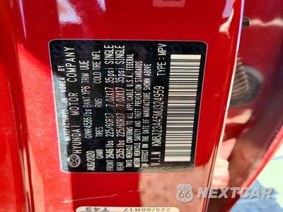 Zdjęcie 13 z 13 samochodu: 2021 HYUNDAI TUCSON SE VIN:KM8J23A45MU324959 - miniatura