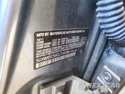 Zdjęcie 12 z 12 samochodu: 2012 BMW X3 XDRIVE28I VIN:5UXWX5C59CL718769 - miniatura