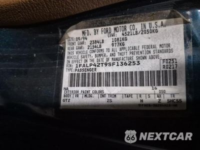 Zdjęcie 10 z 14 samochodu: 1995 FORD MUSTANG GT VIN:1FALP42T9SF136253 - miniatura