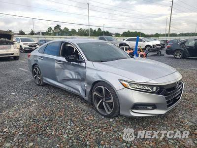 Czwarte zdjęcie samochodu z boku: 2018 HONDA ACCORD SPORT VIN:1HGCV1F30JA246226 - miniatura
