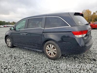 Drugie zdjęcie samochodu z przodu: 2014 HONDA ODYSSEY EXL VIN:5FNRL5H66EB044954 - miniatura
