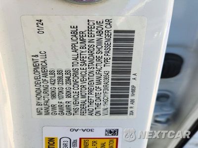 Zdjęcie 12 z 12 samochodu: 2024 HONDA ACCORD EX VIN:1HGCY1F3XRA036543 - miniatura