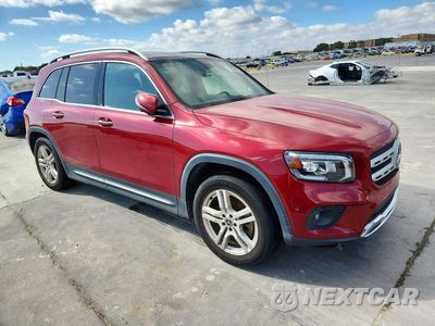 Czwarte zdjęcie samochodu z boku: 2020 MERCEDES-BENZ GLB 250 4MATIC VIN:W1N4M4HB9LW028327 - miniatura