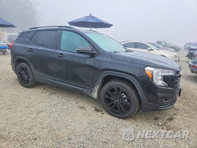 Czwarte zdjęcie samochodu z boku: 2022 GMC TERRAIN SLE VIN:3GKALTEVXNL216552 - miniatura