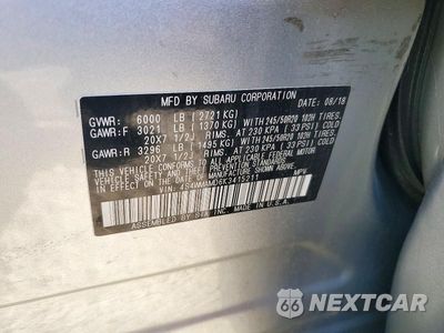 Zdjęcie 13 z 13 samochodu: 2019 SUBARU ASCENT LIMITED VIN:4S4WMAMD6K3415211 - miniatura