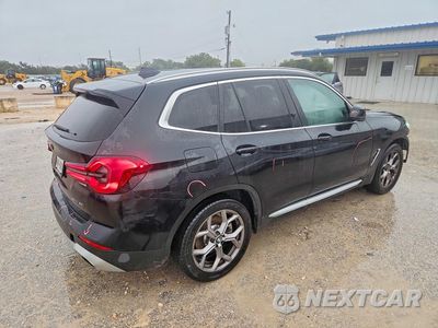 Trzecie zdjęcie samochodu z tyłu: 2023 BMW X3 SDRIVE30I VIN:5UX43DP08P9R45563 - miniatura