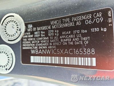 Zdjęcie 12 z 12 samochodu: 2010 BMW 535 I VIN:WBANW1C5XAC165388 - miniatura