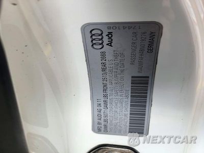 Zdjęcie 12 z 12 samochodu: 2011 AUDI A5 PRESTIGE VIN:WAUWFAFH4BN019276 - miniatura