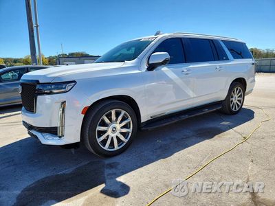 2021 CADILLAC ESCALADE ESV PREMIUM LUXURY PLATINUM 1GYS3MKL9MR277630 - główne zdjęcie licytacji z USA - miniatura