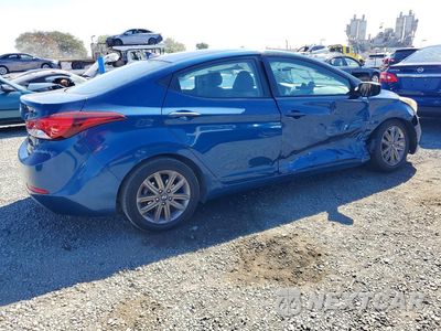 Trzecie zdjęcie samochodu z tyłu: 2015 HYUNDAI ELANTRA SE VIN:KMHDH4AE0FU392373 - miniatura
