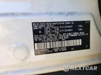Zdjęcie 13 z 13 samochodu: 2021 TOYOTA RAV4 LE VIN:2T3G1RFV4MC251013 - miniatura