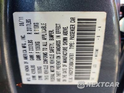 Zdjęcie 12 z 12 samochodu: 2011 HONDA ACCORD LX VIN:1HGCP2F38BA134761 - miniatura