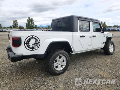 Trzecie zdjęcie samochodu z tyłu: 2021 JEEP GLADIATOR SPORT VIN:1C6HJTAG8ML515689 - miniatura