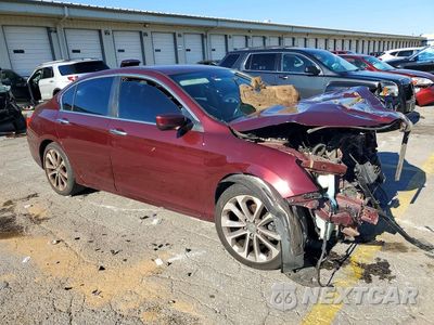 Czwarte zdjęcie samochodu z boku: 2014 HONDA ACCORD SPORT VIN:1HGCR2F59EA039755 - miniatura