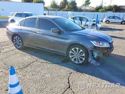 Czwarte zdjęcie samochodu z boku: 2015 HONDA ACCORD SPORT VIN:1HGCR2F52FA210881 - miniatura