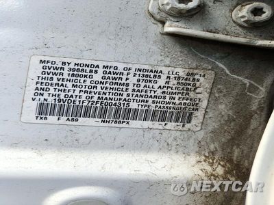 Zdjęcie 12 z 12 samochodu: 2015 ACURA ILX 20 TECH VIN:19VDE1F72FE004315 - miniatura