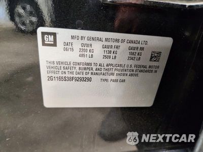 Zdjęcie 12 z 12 samochodu: 2015 CHEVROLET IMPALA LTZ VIN:2G1165S38F9293290 - miniatura