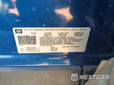 Zdjęcie 13 z 13 samochodu: 2020 CHEVROLET EQUINOX LT VIN:3GNAXUEV0LL344437 - miniatura