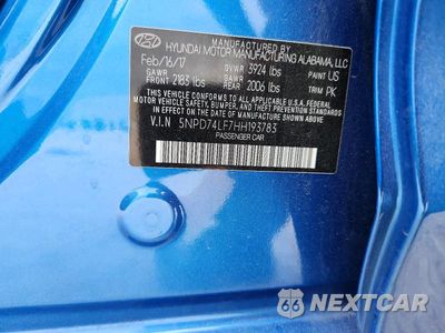 Zdjęcie 13 z 13 samochodu: 2017 HYUNDAI ELANTRA SE VIN:5NPD74LF7HH193783 - miniatura