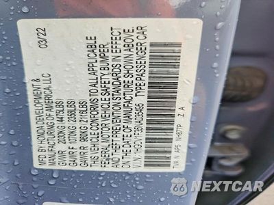 Zdjęcie 12 z 12 samochodu: 2022 HONDA ACCORD SPORT VIN:1HGCV1F35NA035495 - miniatura