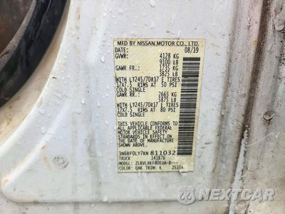Zdjęcie 12 z 12 samochodu: 2019 NISSAN NV2500 HIGH ROOF DELIVERY VAN VIN:1N6BF0LY7KN811032 - miniatura