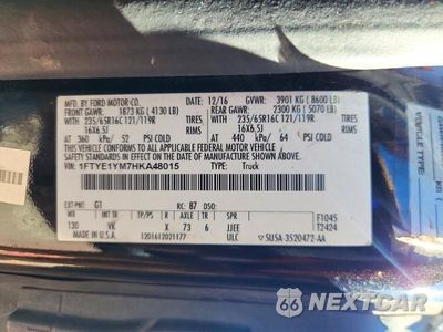 Zdjęcie 13 z 13 samochodu: 2017 FORD TRANSIT T-150 VIN:1FTYE1YM7HKA48015 - miniatura