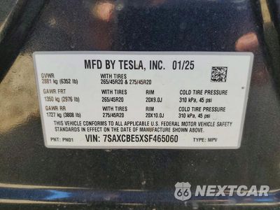 Zdjęcie 13 z 13 samochodu: 2025 TESLA MODEL X VIN:7SAXCBE5XSF465060 - miniatura