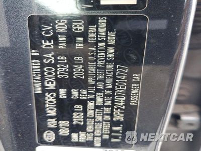 Zdjęcie 12 z 12 samochodu: 2019 KIA FORTE LXS VIN:3KPF24AD7KE014727 - miniatura