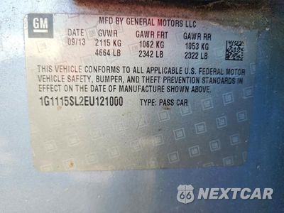 Zdjęcie 12 z 12 samochodu: 2014 CHEVROLET IMPALA LT VIN:1G1115SL2EU121000 - miniatura
