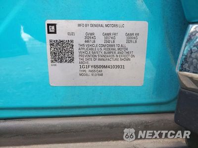 Zdjęcie 12 z 12 samochodu: 2021 CHEVROLET BOLT EV LT VIN:1G1FY6S09M4103931 - miniatura