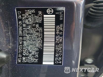 Zdjęcie 13 z 13 samochodu: 2012 TOYOTA PRIUS PLUG-IN HYBRID ADVANCED VIN:JTDKN3DP5C3013381 - miniatura