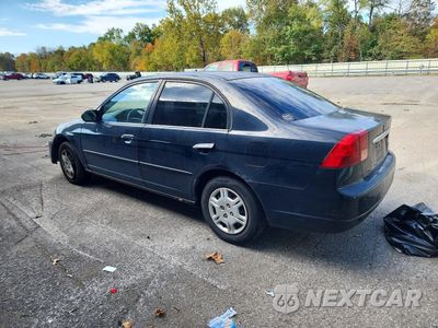 Drugie zdjęcie samochodu z przodu: 2001 HONDA CIVIC LX VIN:2HGES16571H593606 - miniatura