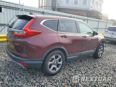 Trzecie zdjęcie samochodu z tyłu: 2017 HONDA CR-V EXL VIN:5J6RW2H85HL065524 - miniatura