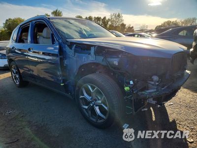 Czwarte zdjęcie samochodu z boku: 2020 BMW X3 XDRIVE30I VIN:5UXTY5C01L9B90049 - miniatura