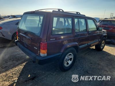 Trzecie zdjęcie samochodu z tyłu: 2000 JEEP CHEROKEE SPORT VIN:1J4FF48S5YL247105 - miniatura