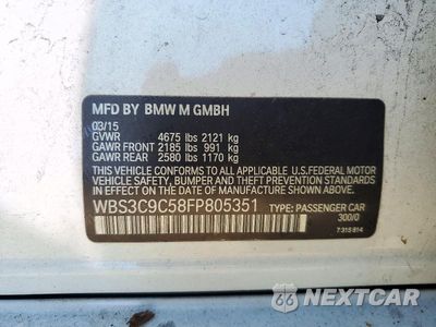 Zdjęcie 12 z 12 samochodu: 2015 BMW M3 VIN:WBS3C9C58FP805351 - miniatura
