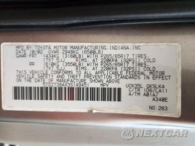 Zdjęcie 13 z 13 samochodu: 2003 TOYOTA SEQUOIA LIMITED VIN:5TDZT38AX3S149451 - miniatura