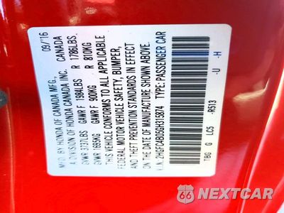 Zdjęcie 12 z 12 samochodu: 2016 HONDA CIVIC LX VIN:2HGFC4B05GH315874 - miniatura