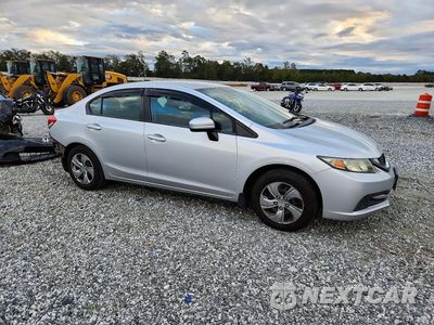 Czwarte zdjęcie samochodu z boku: 2014 HONDA CIVIC LX VIN:2HGFB2F52EH520546 - miniatura