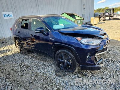 Czwarte zdjęcie samochodu z boku: 2019 TOYOTA RAV4 XSE VIN:2T3EWRFV7KW015069 - miniatura