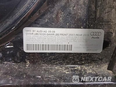 Zdjęcie 12 z 12 samochodu: 2009 AUDI A4 3.2 QUATTRO VIN:WAULK78K39N002411 - miniatura